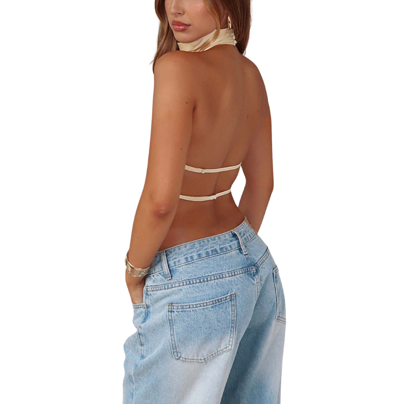JOSIE™ – Minimalist Sleeveless Halter Summer Tank Top