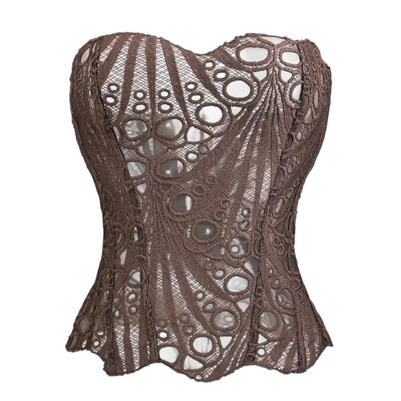 GEORGIA™ – Chic Lace Up Shapewear Corset Top