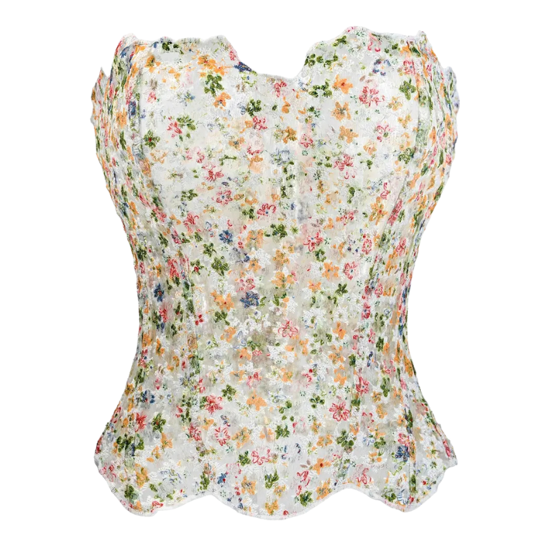GEORGIA™ – Chic Lace Up Shapewear Corset Top
