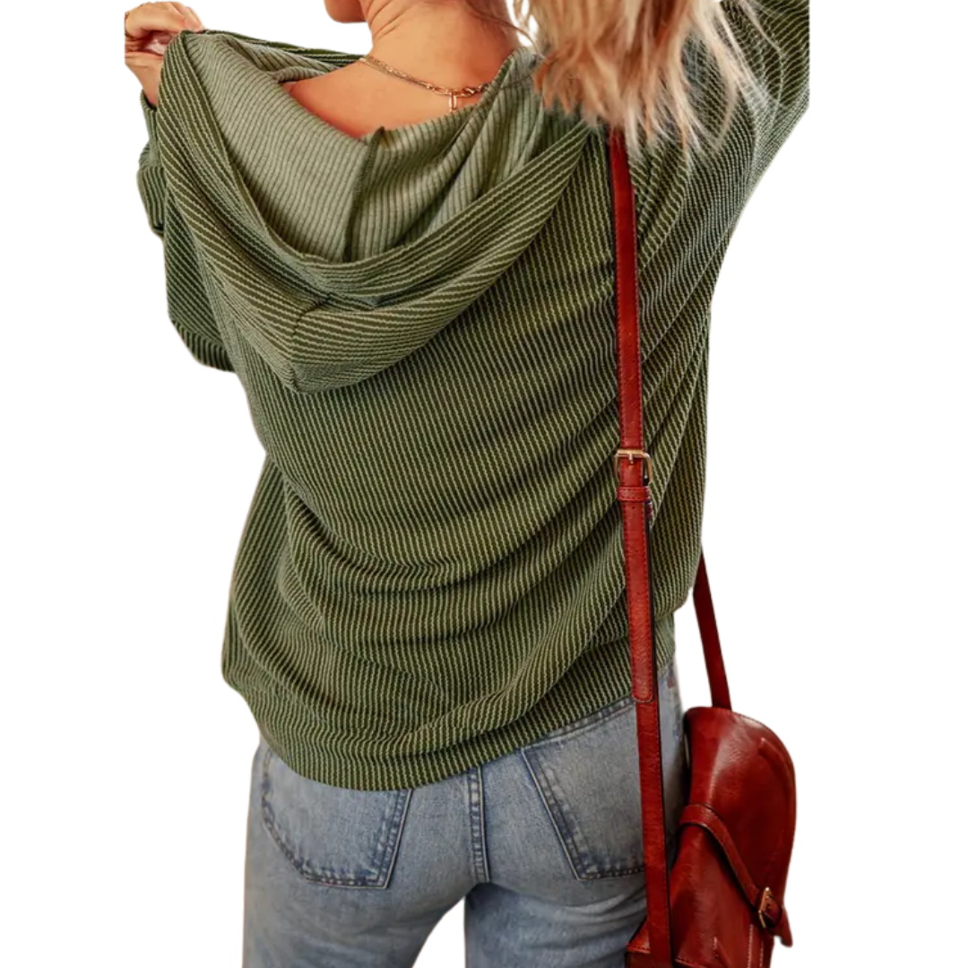 JESSA™ – Relaxed Twisted Hood Pullover Sweatshirt