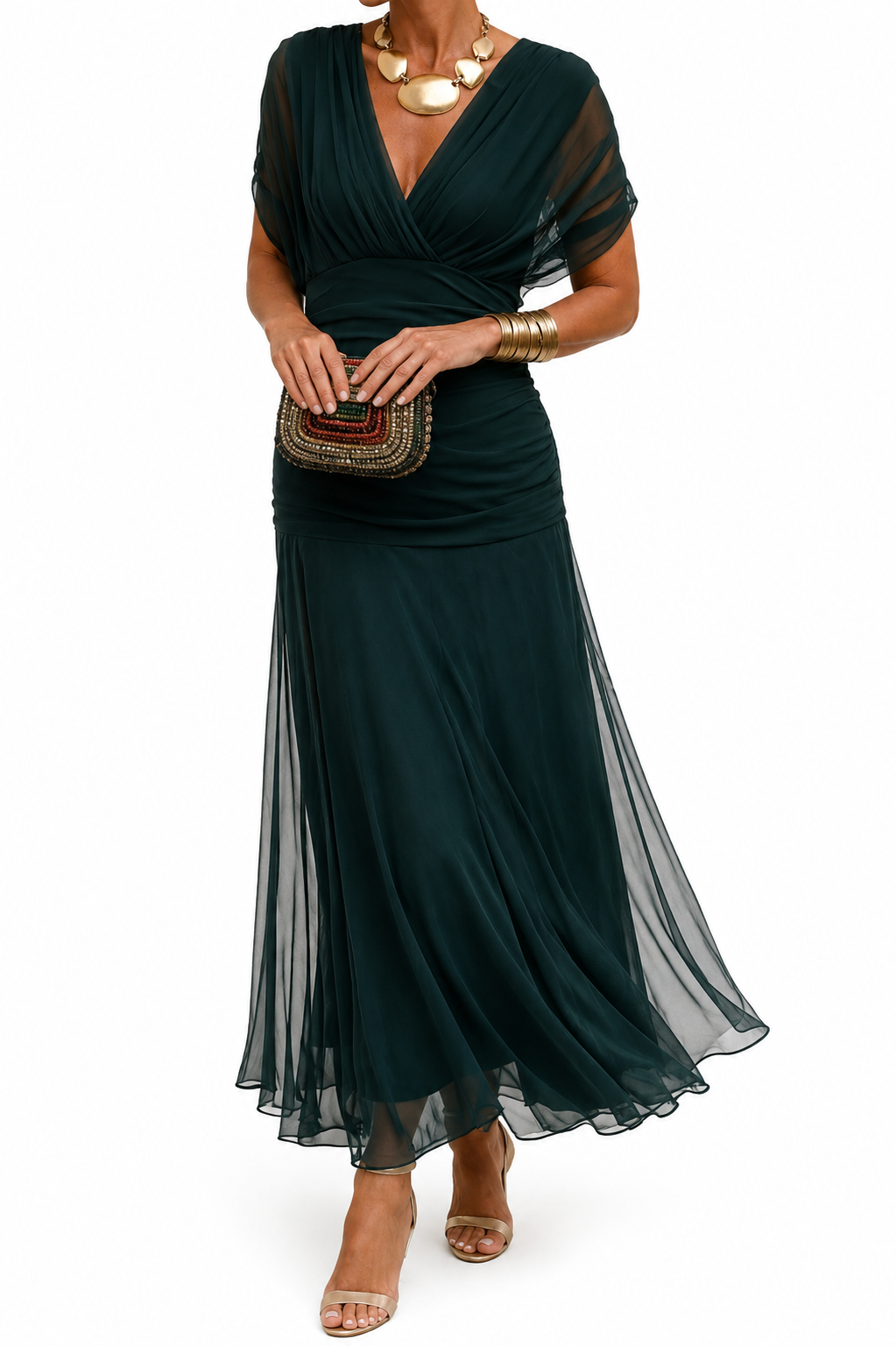 MIKAELA | Long Off-Shoulder Dress