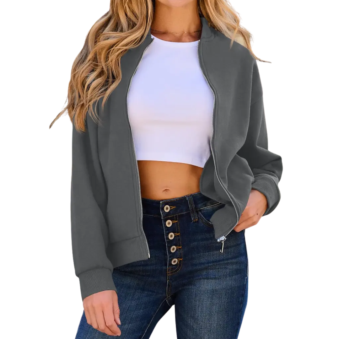 HARUKI™ – Dark Gothic Zip-Up Sweatshirt Jacket