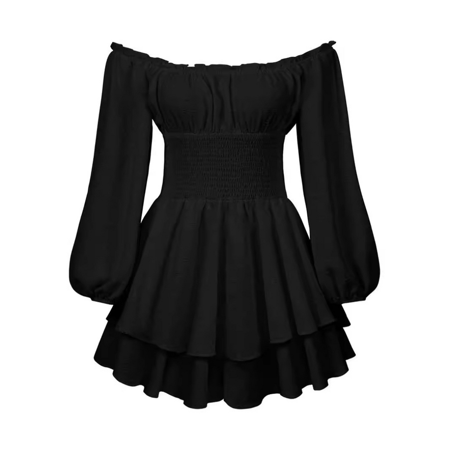 CYNRHIA™ – Elegant Long Sleeve Off-Shoulder Romper