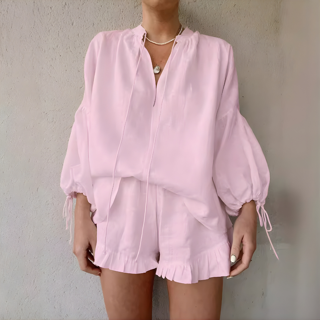 Terry™ Casual Chic Two-Piece Summer Outfit