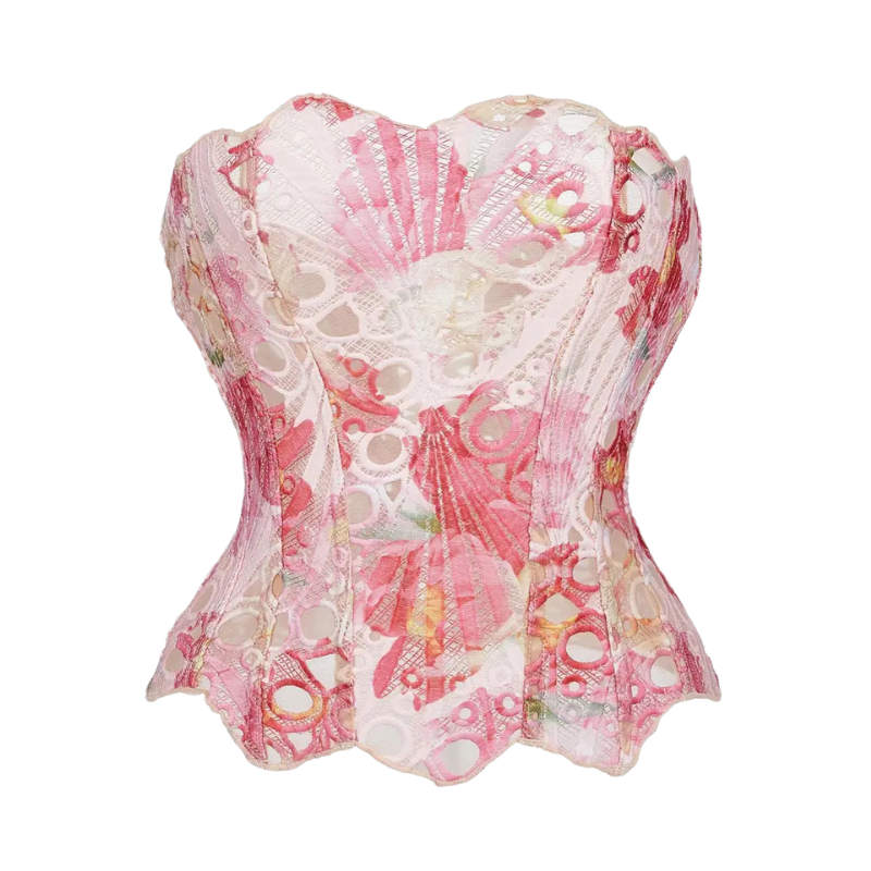 GEORGIA™ – Chic Lace Up Shapewear Corset Top