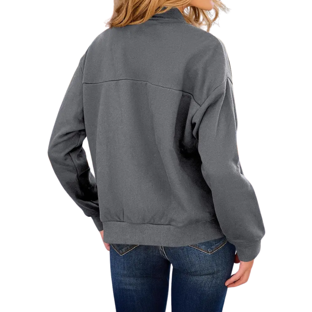 HARUKI™ – Dark Gothic Zip-Up Sweatshirt Jacket