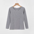 EVANTHIA™ - Casual Striped Slim-Fit Long Sleeve Top