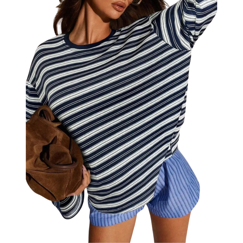 SOFIE™ – Chic Striped Long Sleeve Top