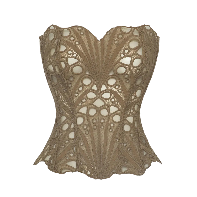 GEORGIA™ – Chic Lace Up Shapewear Corset Top