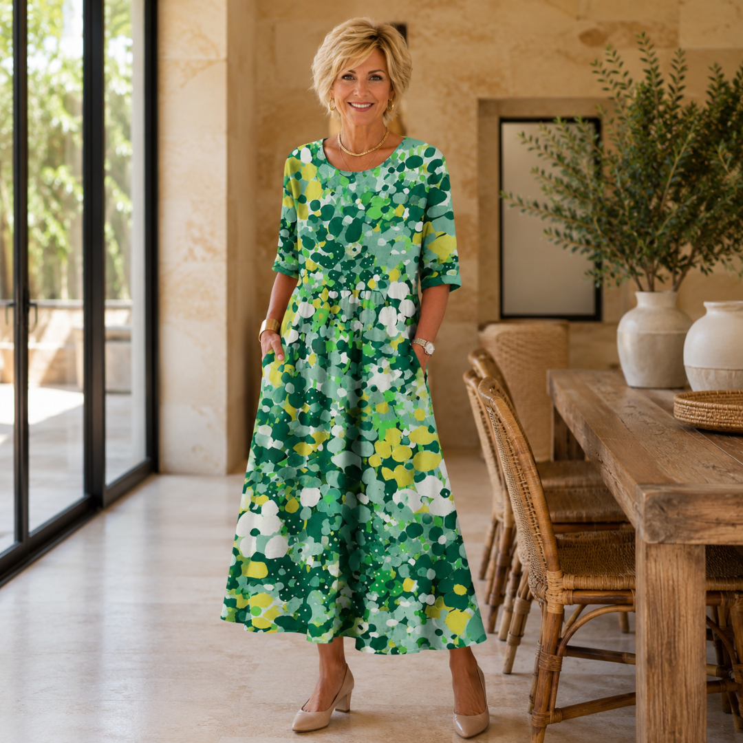 Santorini | Summer Midi Dress