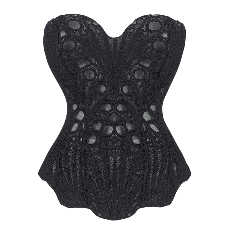 GEORGIA™ – Chic Lace Up Shapewear Corset Top