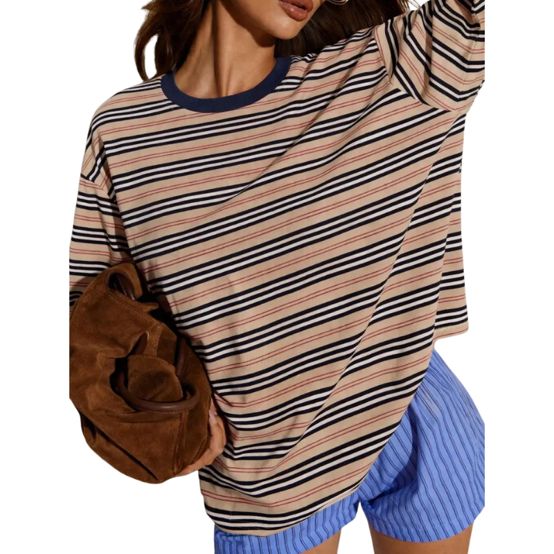 SOFIE™ – Chic Striped Long Sleeve Top