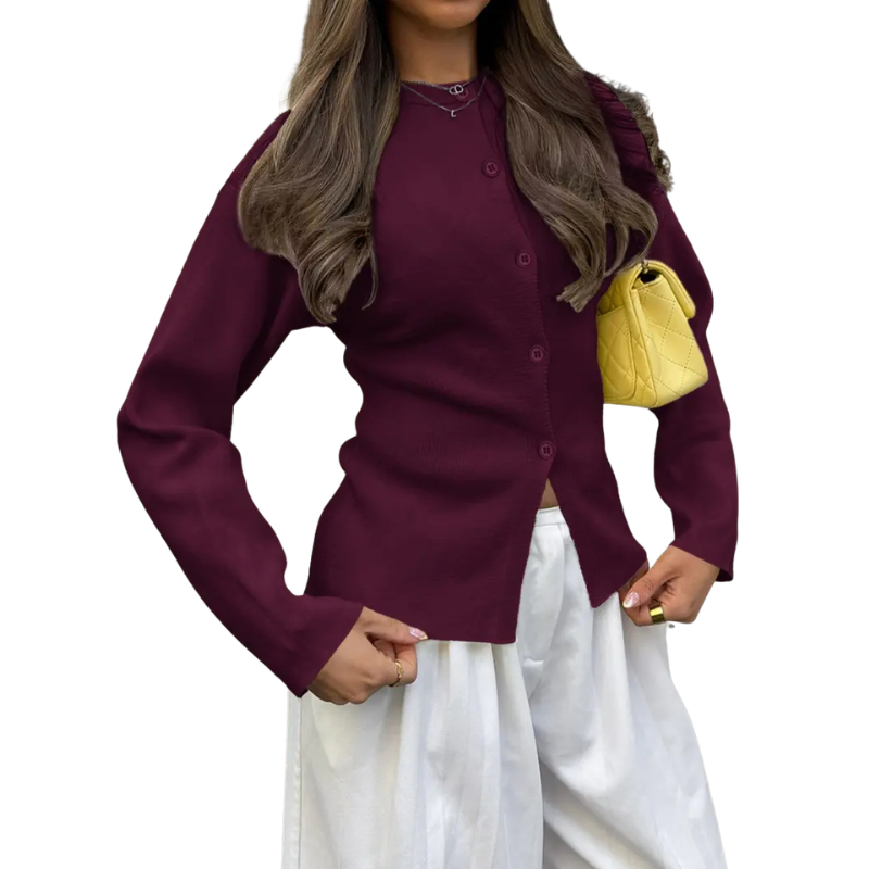 LIZEL™ – Slim Fit Long Sleeve Cardigan