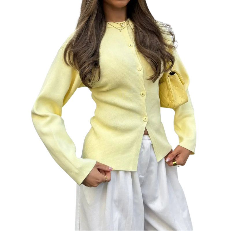 LIZEL™ – Slim Fit Long Sleeve Cardigan