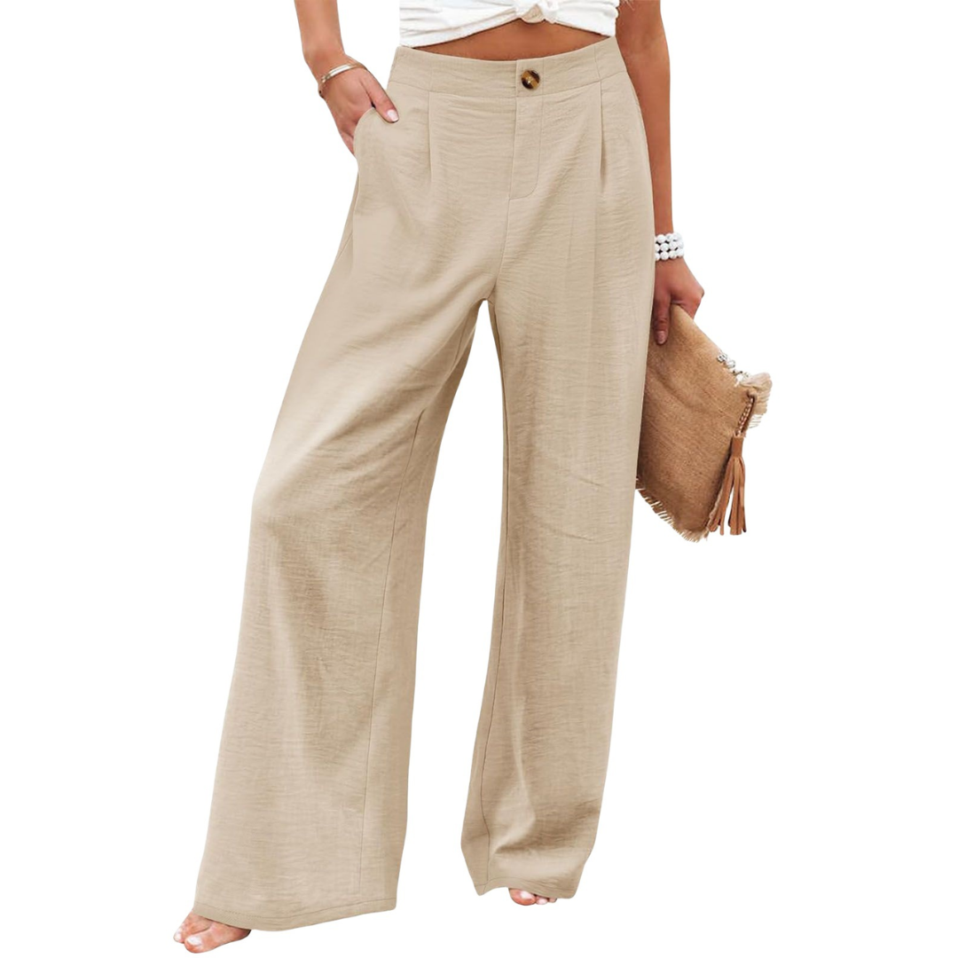 PERNILLE™ – Relaxed High-Waist Wide Leg Trousers