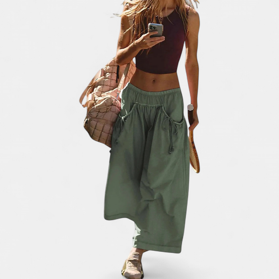 TIMBER™ – Relaxed Wide Leg Drawstring Pants