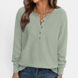 DUTCH™ – Cozy Waffle Knit Henley Top