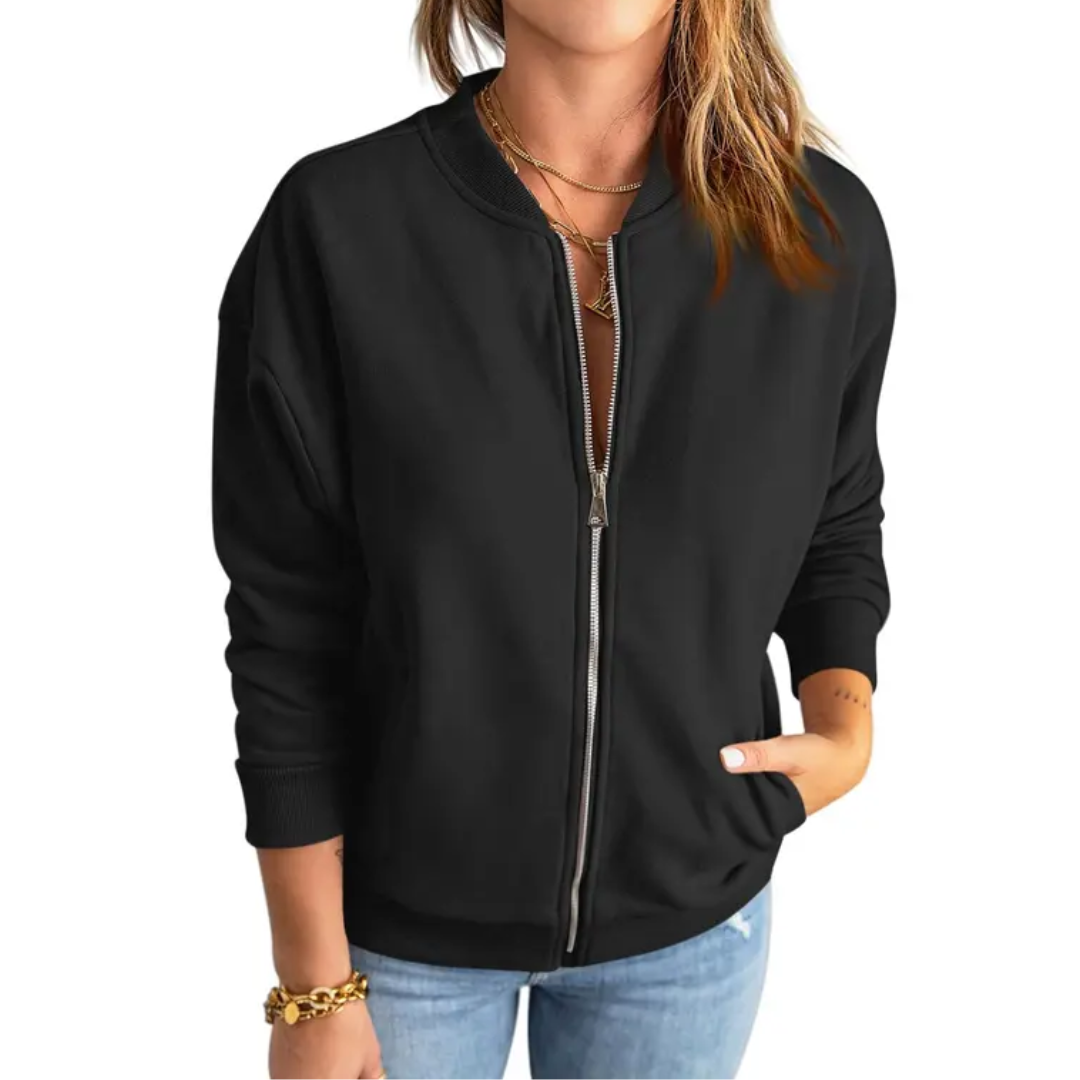 HARUKI™ – Dark Gothic Zip-Up Sweatshirt Jacket