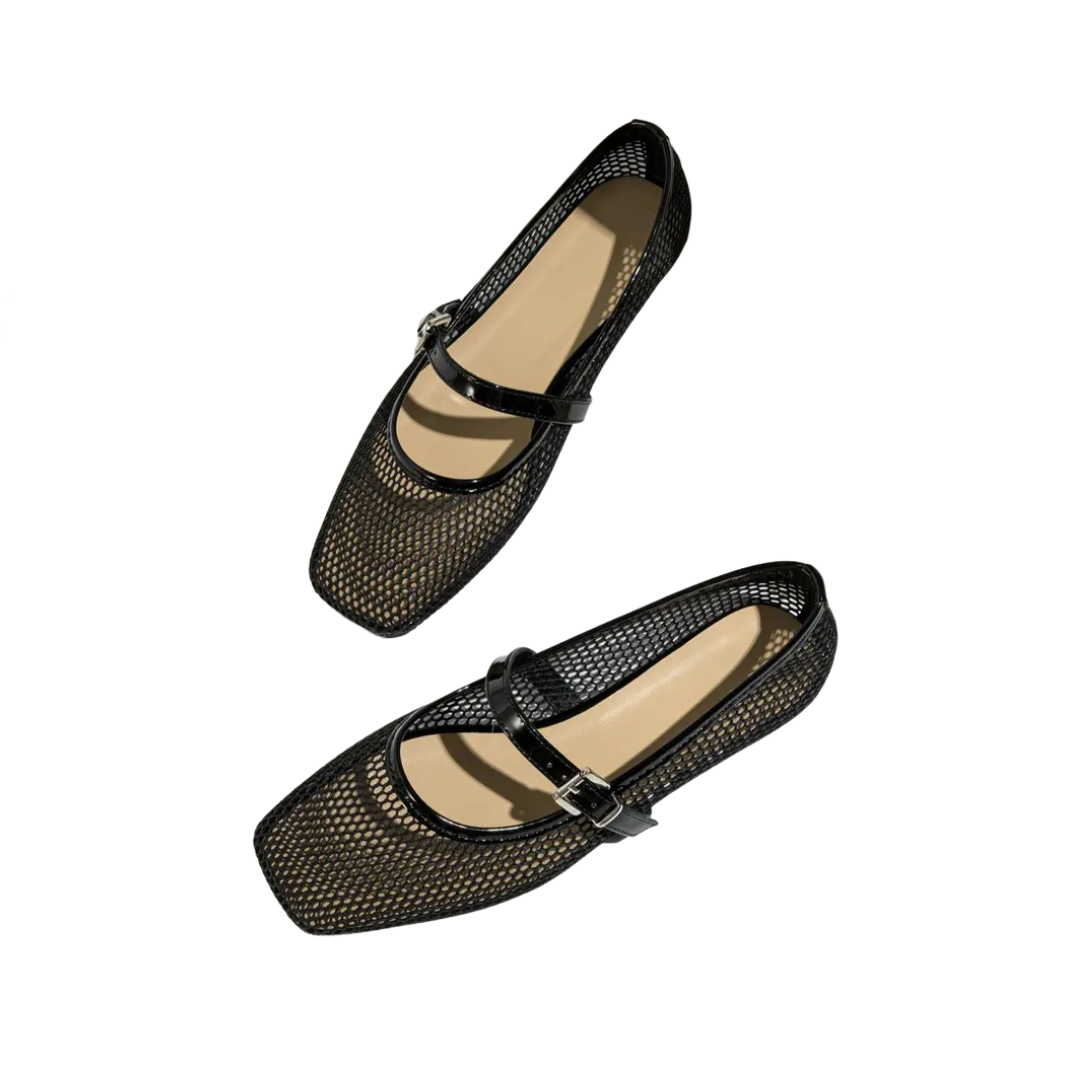 WREN™ – Breathable Hollow-Out Mary Jane Flats
