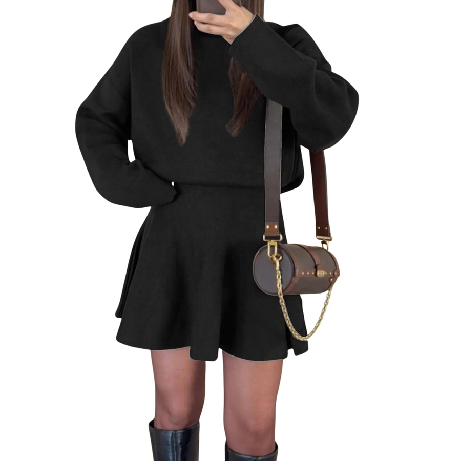 PATRICE™ – Cozy  Long Sleeve Dress