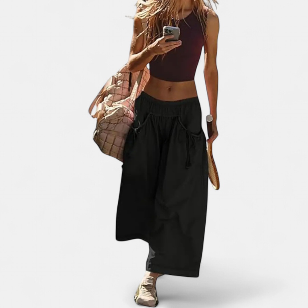 TIMBER™ – Relaxed Wide Leg Drawstring Pants