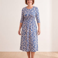 Blue Daisy Garden Pocket Maxi Dress – view 3
