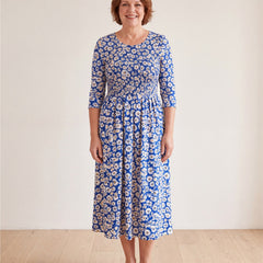 Blue Daisy Garden Pocket Maxi Dress – view 5