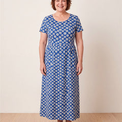 Blue Daisy Garden Pocket Maxi Dress – view 6