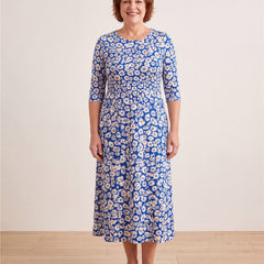 Blue Daisy Garden Pocket Maxi Dress – view 8
