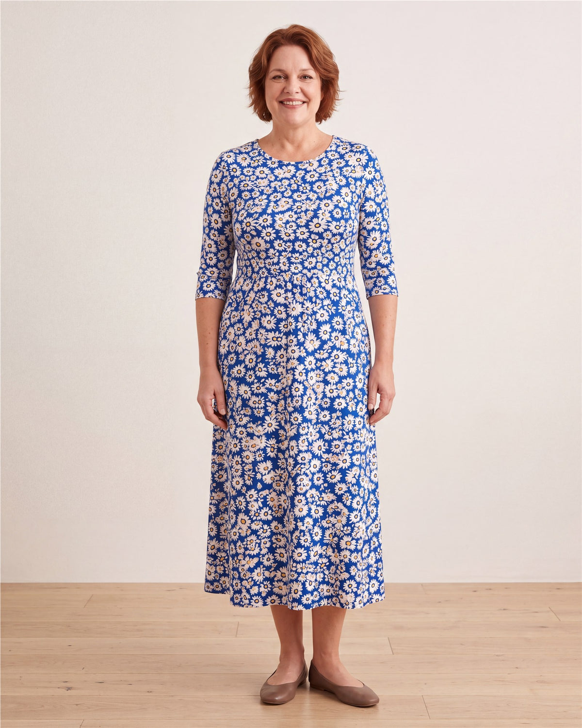 Blue Daisy Garden Pocket Maxi Dress – view 8
