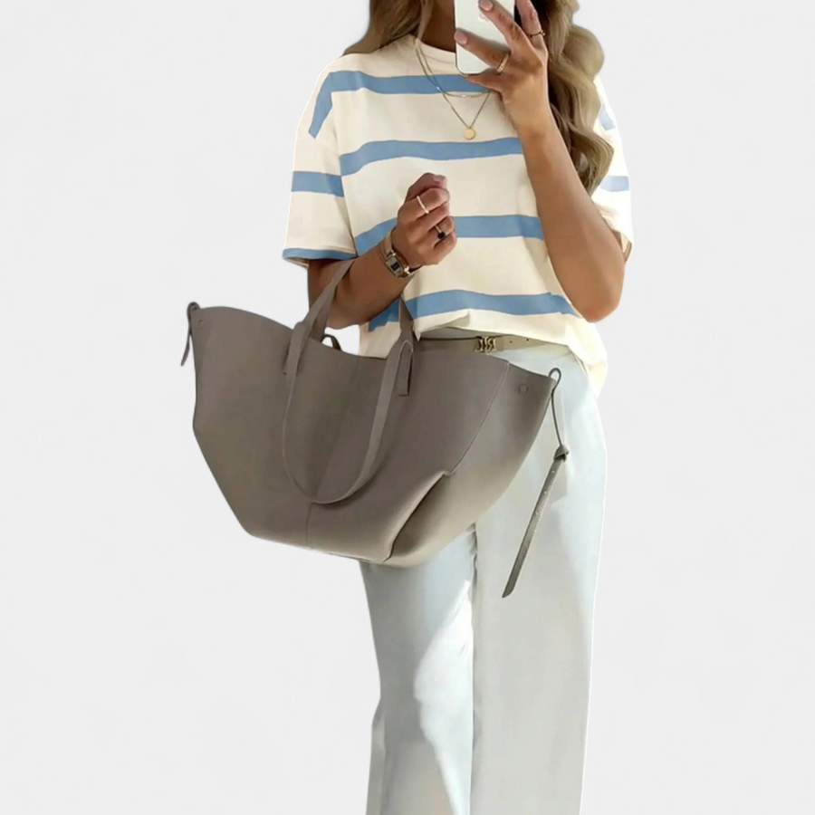 TILLY™ – Relaxed Striped Soft Crew Top