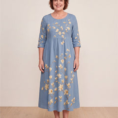 Bluebell Meadow Pocket Midi Dress – view 1