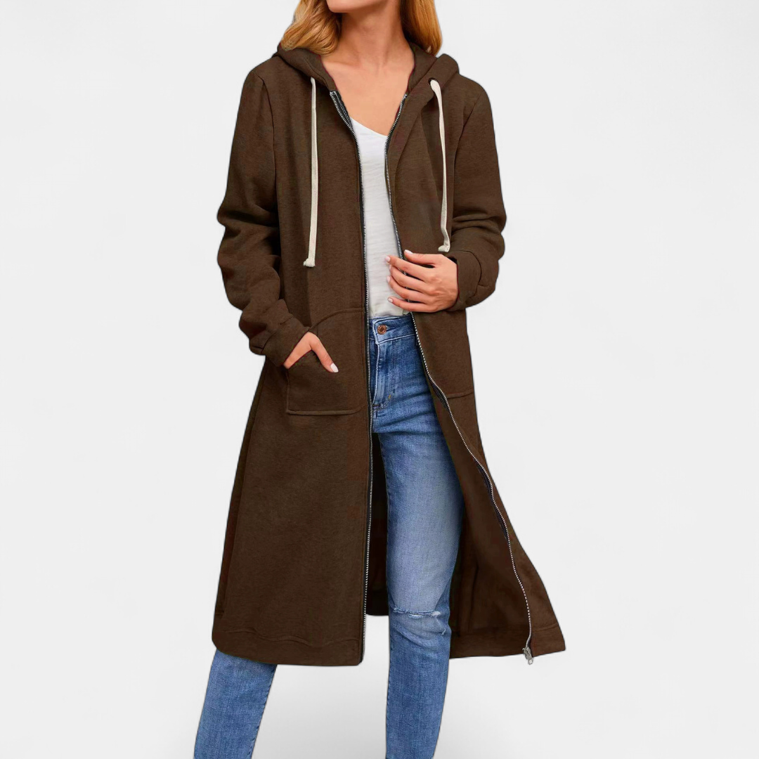 ZODIE™ – Relaxed Zip-Up Long Hoodie Sweatshirt
