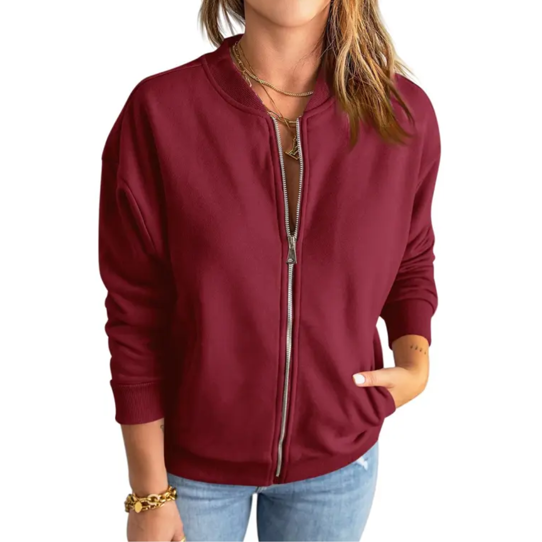 HARUKI™ – Dark Gothic Zip-Up Sweatshirt Jacket