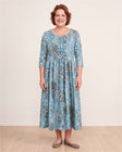 Coastal Garden Pocket Maxi Dress