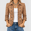 Vyclara™ - Retro Bohemian Floral Ruffled Jacket