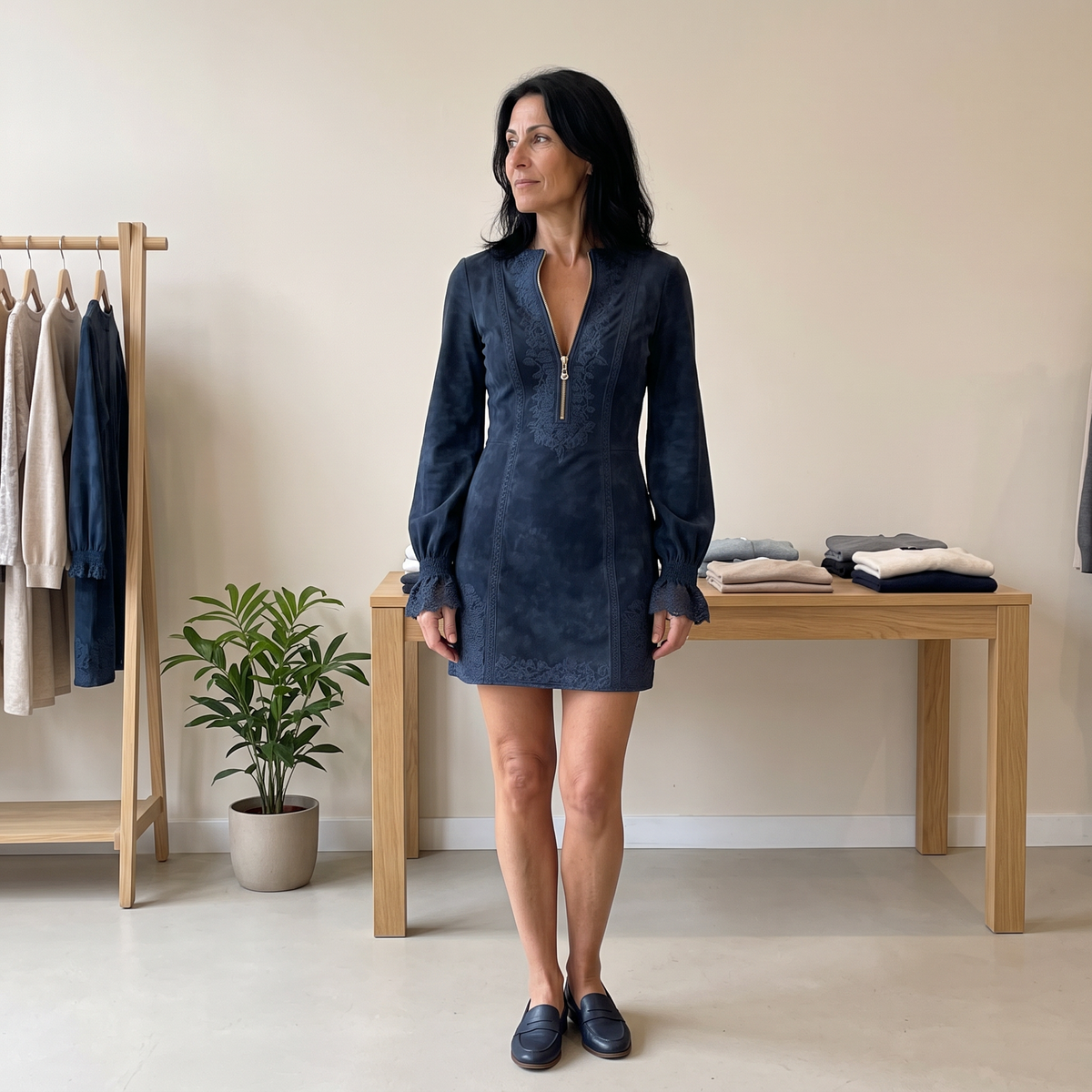 Debbie styled by Alenne in the boutique