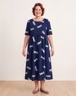 Dragonfly Breeze Pocket Midi Dress