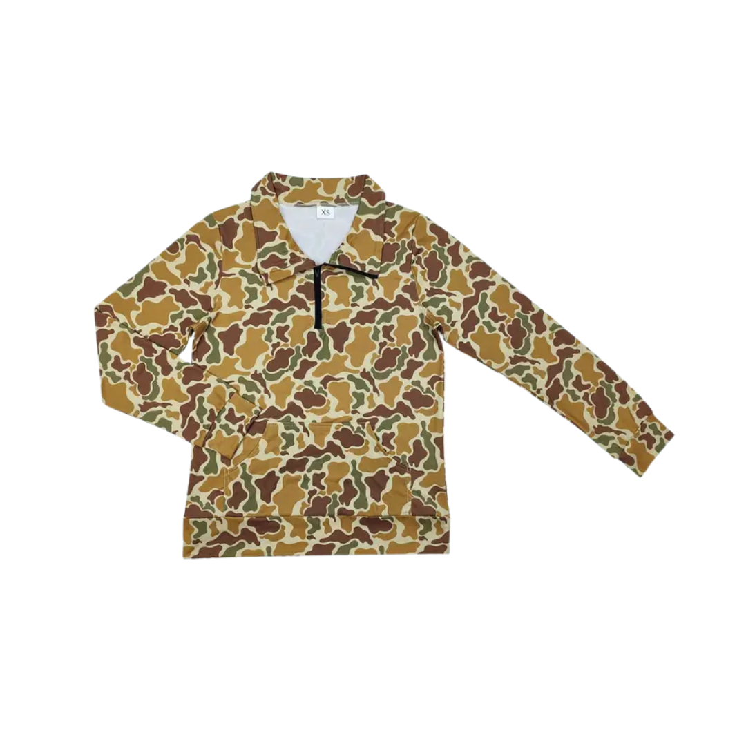 RYDER™ – Camo Half-Zip Pullover Top