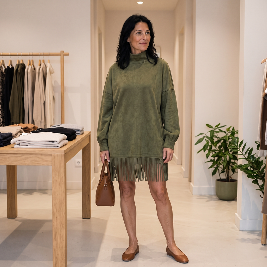 Gabriela styled by Alenne in the boutique