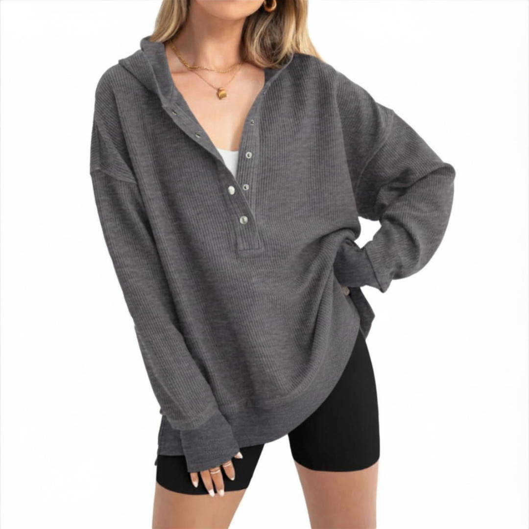 HAVEN™ – Cozy Oversized Raglan Hoodie Sweatshirt