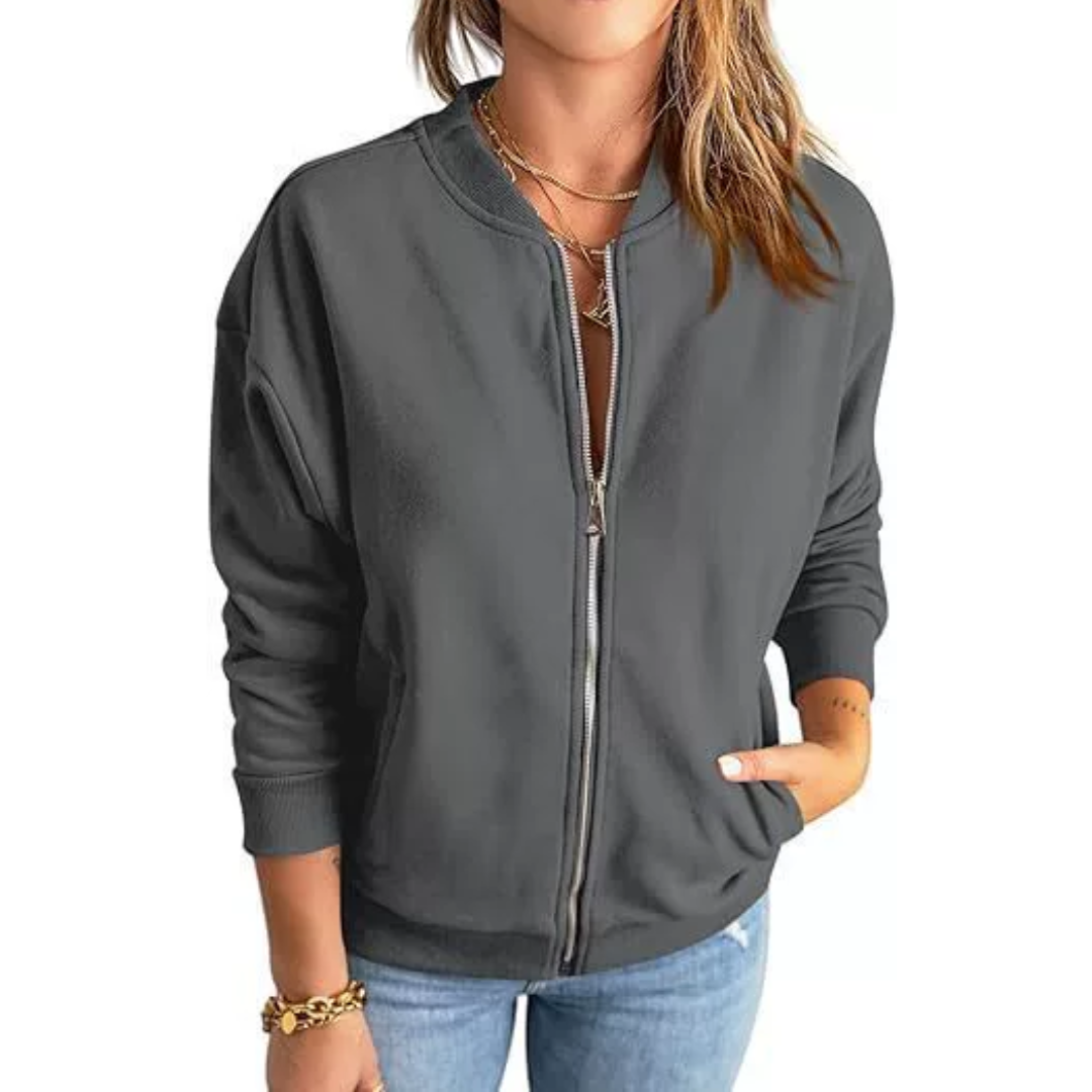 HARUKI™ – Dark Gothic Zip-Up Sweatshirt Jacket