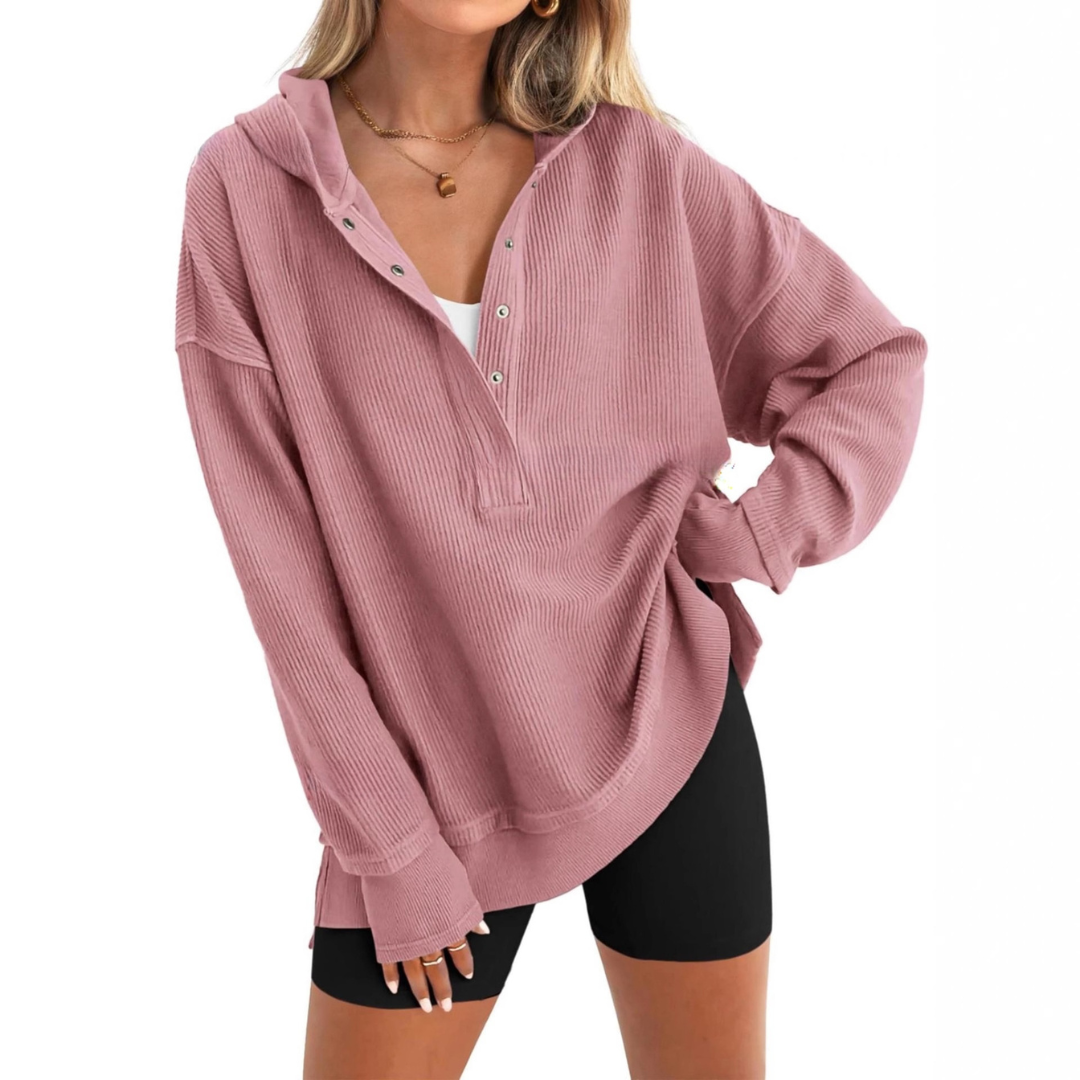 HAVEN™ – Cozy Oversized Raglan Hoodie Sweatshirt