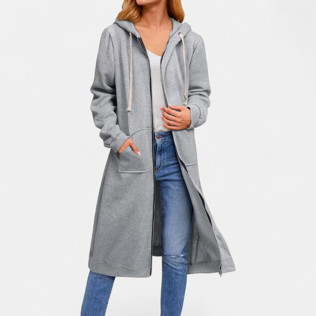 ZODIE™ – Relaxed Zip-Up Long Hoodie Sweatshirt