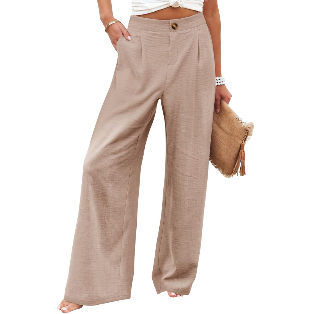 PERNILLE™ – Relaxed High-Waist Wide Leg Trousers