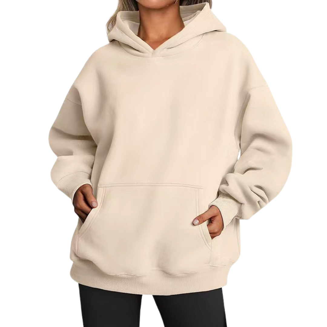 BREELAN™ – Cozy Oversized Fleece Pullover Hoodie
