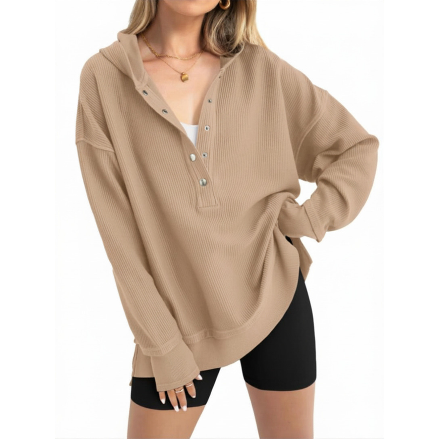 HAVEN™ – Cozy Oversized Raglan Hoodie Sweatshirt