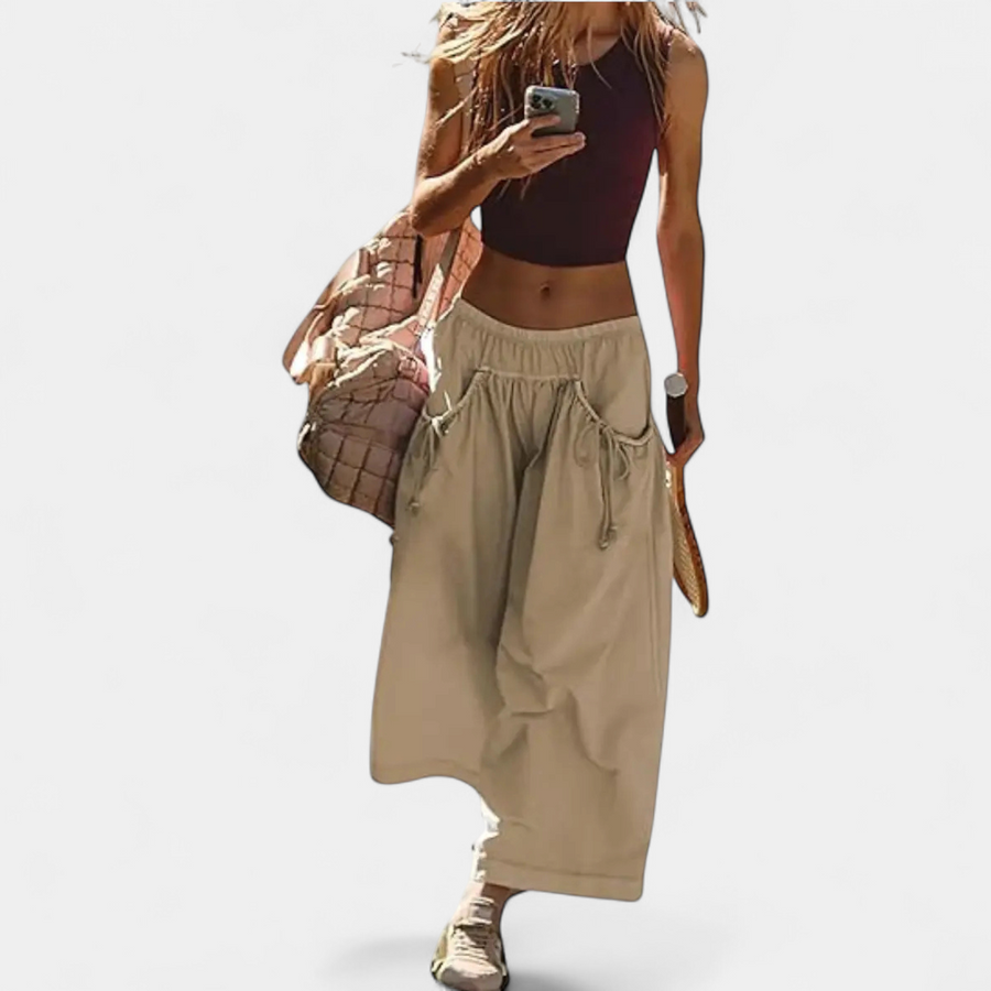 TIMBER™ – Relaxed Wide Leg Drawstring Pants
