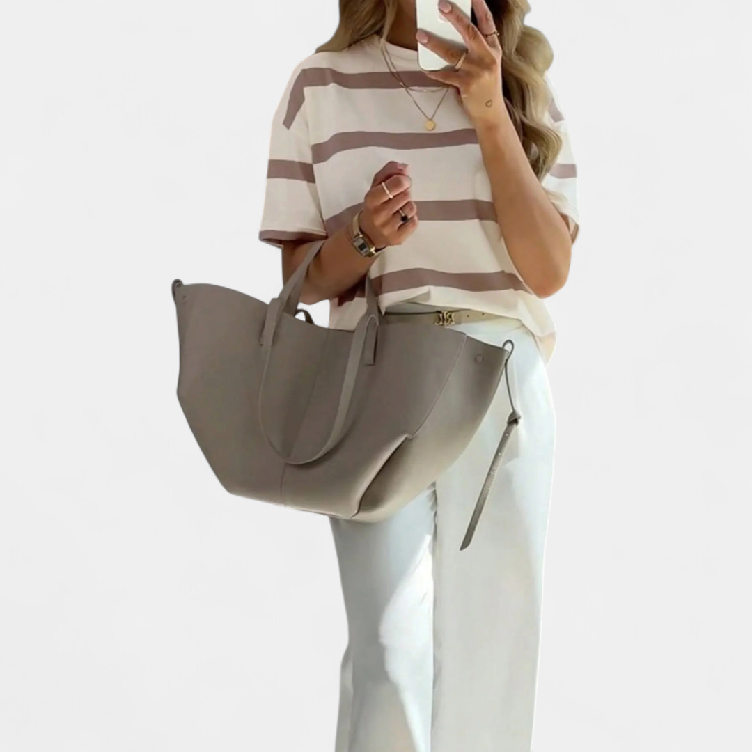 TILLY™ – Relaxed Striped Soft Crew Top