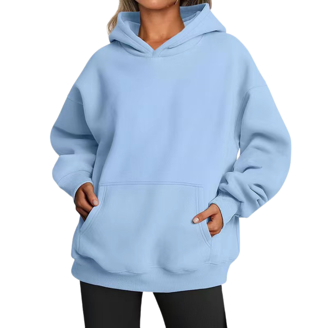BREELAN™ – Cozy Oversized Fleece Pullover Hoodie